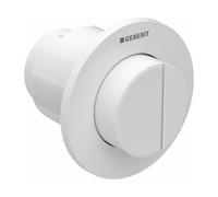 Geberit Typ 01 bouton de chasse d'eau pour WC blanc 116.044.11.1