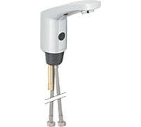 Geberit Typ 185 infrarouge mitigeur lavabo 116245211 fonctionnement sur batterie, avec mélangeur, sans poignée, chromé brillant