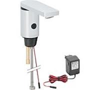 Geberit Robinetterie de lavabo 186 – sans contact, alimentation sur secteur, chromé – 116.136.21.1