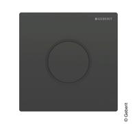 Geberit - Commande électronique de chasse d'eau d'urinoir, type 10, à piles, noir 116.035.DW.1