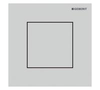 Commande d'urinoir Geberit pneumatique type 40 square blanc mat - GEBERIT 116.217.JT.1