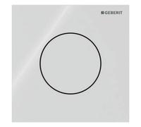 Commande d'urinoir pneumatique type 40 116014SI1 Geberit ronde, blanc