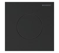 Commande d'urinoir Geberit pneumatique type 40 round noir chromé - GEBERIT 116.014.QD.1