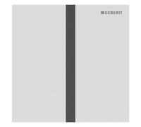Geberit type 40 plaque de recouvrement pour commande d'urinoir IR, angulaire, 246.121.JT.1, Couleur: blanc mat / revêtement facile à nettoyer