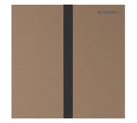 Geberit type 40 plaque de recouvrement pour commande d'urinoir IR, angulaire, 246121QB1, Couleur: or rouge / brossé, revêtement easy-to-clean - CM