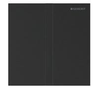 Plaque de recouvrement Geberit Type 40 246121QD1 pour commande d'urinoir IR, Square , chrome noir brossé