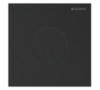 Plaque de recouvrement Geberit Type 40 246120QD1 pour commande d'urinoir IR, ronde, chrome noir brossé