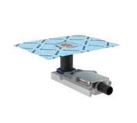 Geberit Universal évacuation de salle de bains, set complet, pour une installation à plat, 154052001,