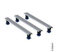 Geberit Universal Jeu de pieds et de traverses pour receveurs de douche en résine de pierre, 554955002,