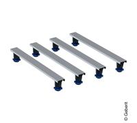 Geberit Universal Jeu de pieds et de traverses pour receveurs de douche en résine de pierre, à partir de 140 cm, 554962002,