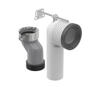 Geberit Universal Set de coudes de raccordement, pour cuvette à poser, 152063001,