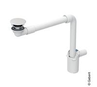 Geberit Universal Siphon gain de place avec bonde à écoulement libre DN 32, 152089011,