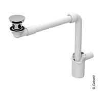 Geberit Universal Siphon gain de place avec bonde à écoulement libre DN 32, 152091211,
