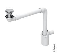 Geberit Universal Siphon gain de place avec bonde refermable DN 32, 152073211,
