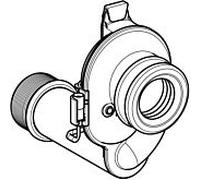 Geberit UR horizontal avec capteur 242150001 pour commandes UR à partir de 2009