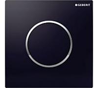 Geberit urinoir Geberit Typ 10 116015KM1 pneumatique, noir / chromé brillant