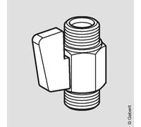 Geberit Vanne à boisseau sphérique pour AquaClean 4000, 242512001,