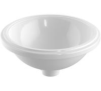 Geberit Variform lavabo 33x33 cm ronde sous plan blanc brillant 500.746.01.2