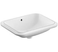 Geberit Variform lavabo 45x35 cm rectangulaire sous plan blanc brillant 500.760.01.2