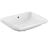 Geberit Variform lavabo 50x40 cm rectangulaire sous plan blanc brillant 500.764.01.2