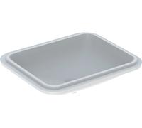 Geberit Variform lavabo 50x40 cm rectangulaire sous plan blanc brillant 500.766.01.2