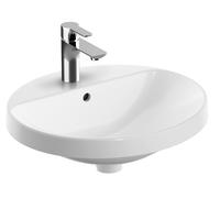 Geberit Variform lavabo 50x45 cm ovale encastrée blanc brillant 500.712.01.2