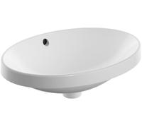 Geberit Variform lavabo 55x40 cm ovale encastrée blanc brillant 500.716.00.2