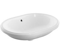 Geberit Variform lavabo 55x40 cm ovale sous plan blanc brillant 500.756.01.2