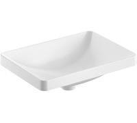 Geberit Variform lavabo 55x40 cm rectangulaire encastrée blanc brillant 500.738.00.2
