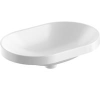 Geberit Variform lavabo 60x40 cm ovale encastrée blanc brillant 500.730.01.2