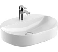 Geberit Variform lavabo 60x45 cm ovale de meuble-à poser blanc brillant 500.778.01.2
