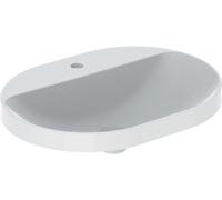 Geberit Variform lavabo 60x45 cm ovale encastrée blanc brillant 500.734.01.2