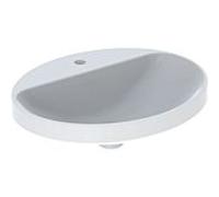 Geberit Lavabo à encastrer VariForm 500723002 55x45cm avec trou ovale blanc KeraTect sans trop-plein