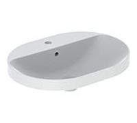 Geberit Lavabo Variform 500.733.00.2 – 60×45 cm ovale encastré, trop-plein – Blanc mat