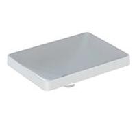 Geberit VariForm lavabo à encastrer 500739012 55x40cm, sans trou pour robinetterie, trop-plein, rectangulaire , blanc