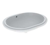 Geberit Lavabo sous-plan VariForm 55×40 cm ovale blanc – sans trou, trop-plein, 500.757.00.2