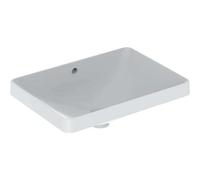 Geberit Lavabo VariForm 500.737.01.2 55x40 cm rectangulaire à encastrer blanc mat sans trou