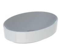 Geberit VariForm vasque à poser 500771012 55x40cm, sans trou pour robinetterie, trop-plein, ovale, blanc