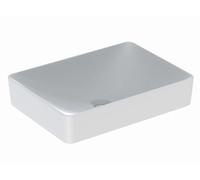 Geberit VariForm vasque à poser 500779012 55x40cm, sans trou pour robinetterie, trop-plein, rectangulaire , blanc