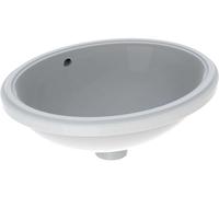 Geberit VariForm - Vasque à encastrer 48x42 cm, avec trop-plein, blanc 500.748.01.2