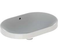 Geberit VariForm - Vasque à encastrer 60x40 cm, avec trop-plein, blanc 500.728.01.2