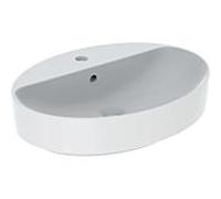 Geberit Variform lavabo 60x45 cm ovale de meuble-à poser blanc brillant 500.772.00.2