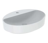Geberit Lavabo VariForm 60x45 cm ovale – sans trop-plein – Blanc KeraTect 500773002
