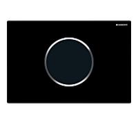 Geberit Commande WC Sigma10 électronique sans contact, secteur – noir/chrome brillant 115.907.KM.6