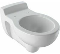 Geberit, WC mural à chasse d'eau basse Kind 535mm saillie blanc