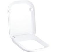 Geberit WC siège 575800000 blanc , avec couvercle, charnières chromées, avec mécanisme de fermeture amortie