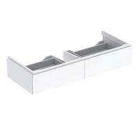 Geberit Meuble bas Xeno² pour lavabo à partir de 120 cm 2 tiroirs 117.4×22×46.2 Blanc brillant