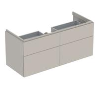 Geberit Xeno 2 armoire sous lavabo, 1174x530x462mm, 4 tiroirs, 500.518.00.1, Couleur: Laqué gris mat