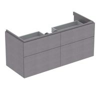 Geberit Xeno 2 armoire sous lavabo, 1174x530x462mm, 4 tiroirs, 500.518.43.1, Couleur: Gris Scultura Malamin Structure en bois