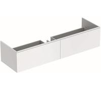 Geberit Xeno 2, armoire sous lavabo 500.347, 1395x350x473 mm, 2 tiroirs, blanc, 500.347.00.1
